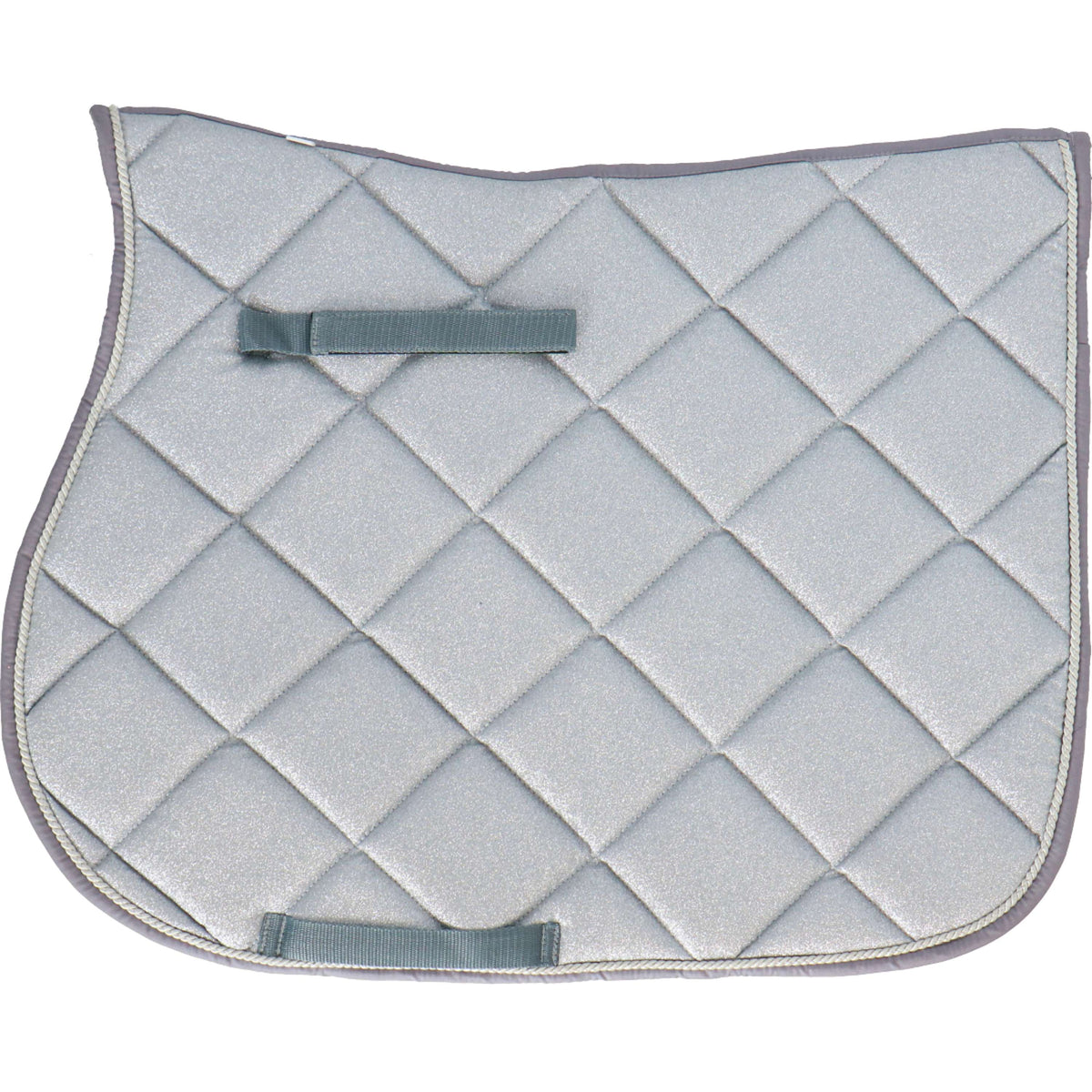 HB Saddlepad Sparkling Glitter Jumping Silver