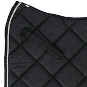 HB Saddlepad Sparkling Glitter Dressage Black