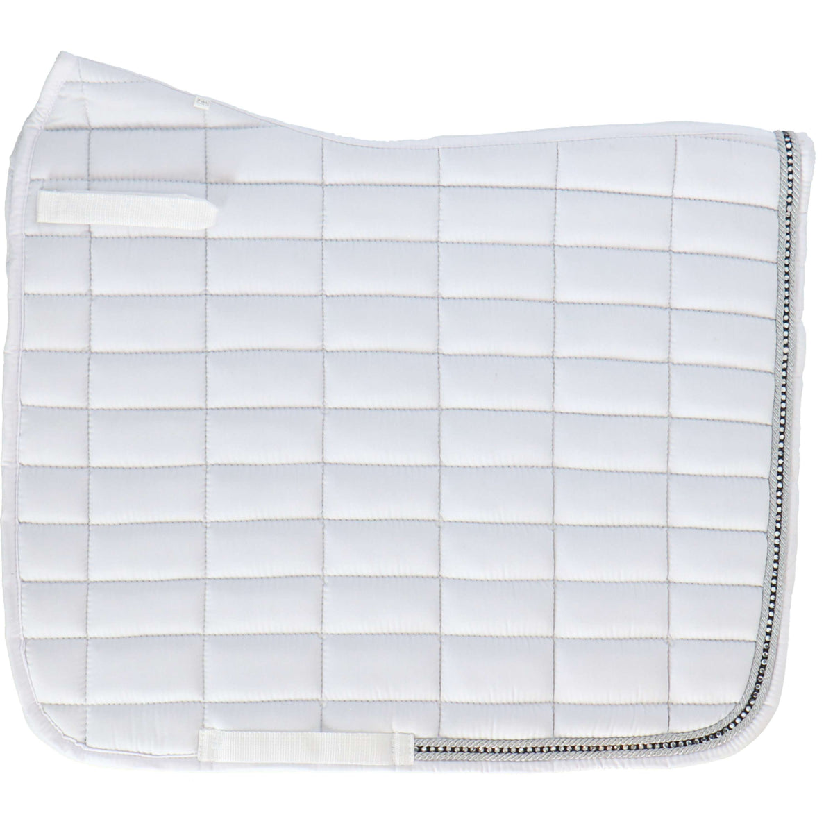 HB Saddlepad Glitterstones Dressage White