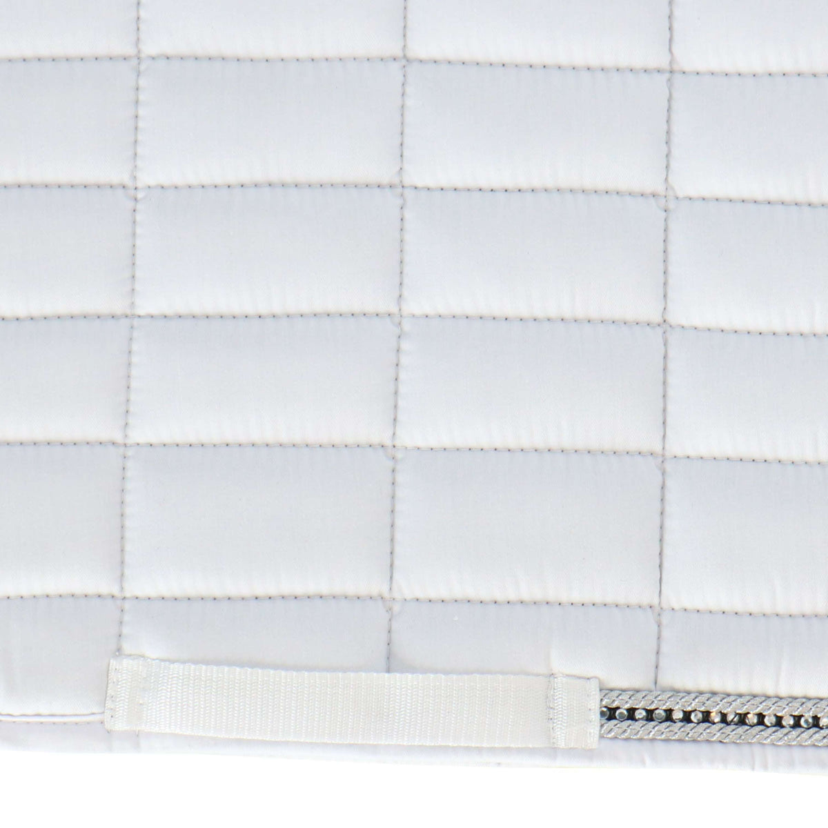 HB Saddlepad Glitterstones Dressage White