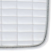 HB Saddlepad Glitterstones Dressage White