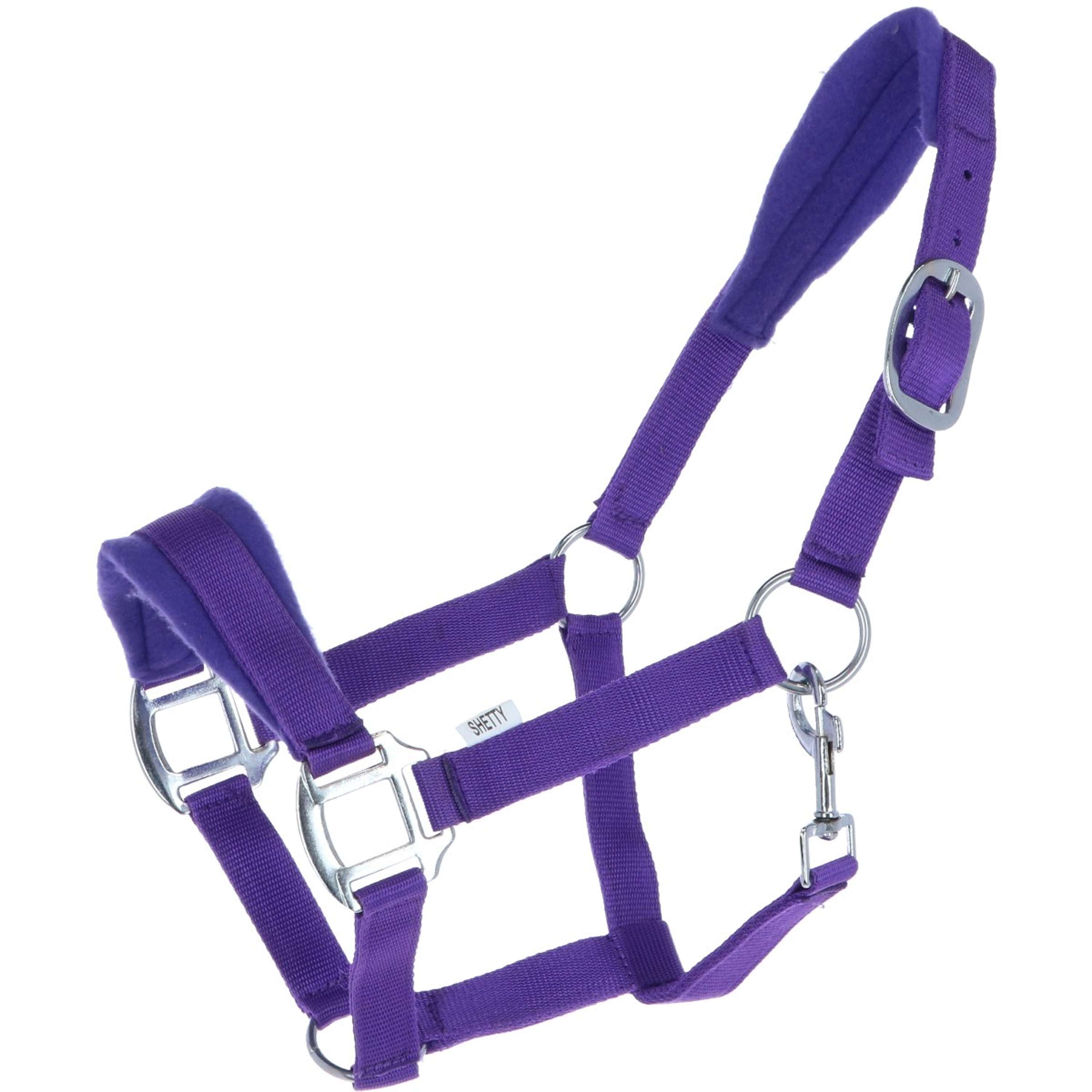 HB Halter Shetland Fleece Lining Purple