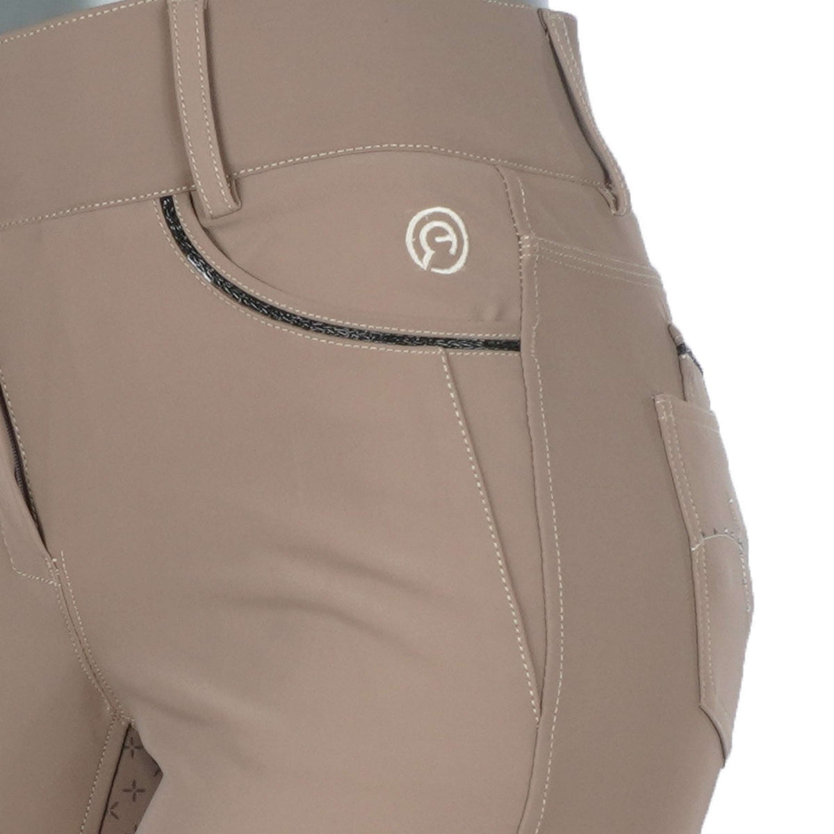 ANKY Breeches Regally Ladies Silicone Seat Walnut