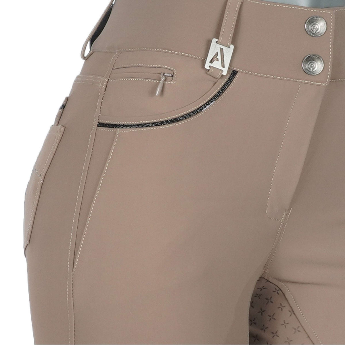 ANKY Breeches Regally Ladies Silicone Seat Walnut