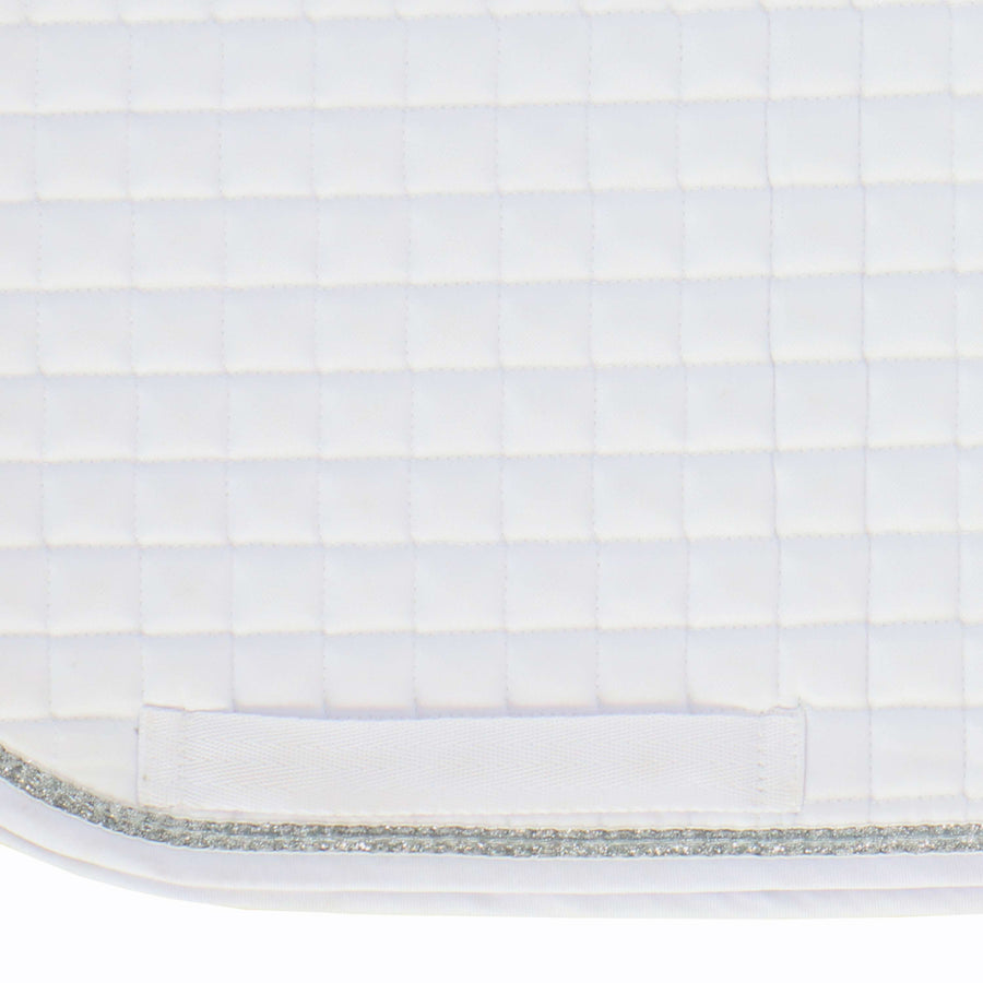 Riding World Saddlepad Girly Dressage White