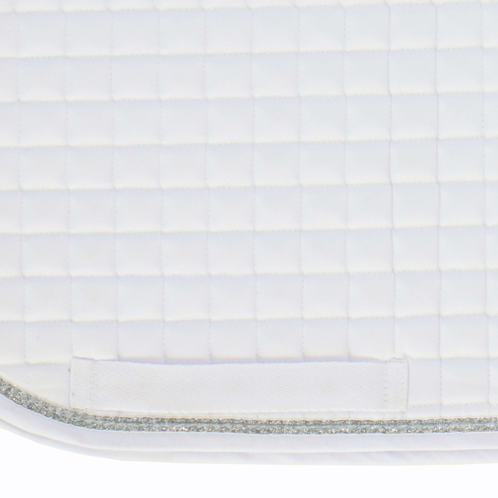 Riding World Saddlepad Girly Dressage White