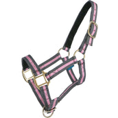 Norton Halter Nylon with Leather Lined Grey/Pink