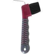 Hippotonic Hoof Pick Soft Hand Burgundy/Grey