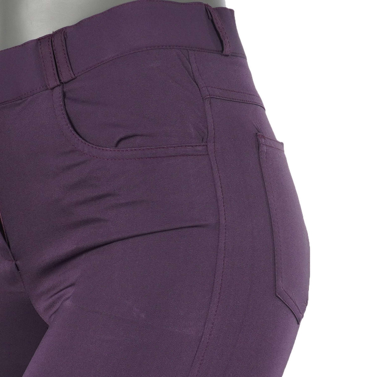 Harry's Horse Breeches Redwood Full Grip Purple