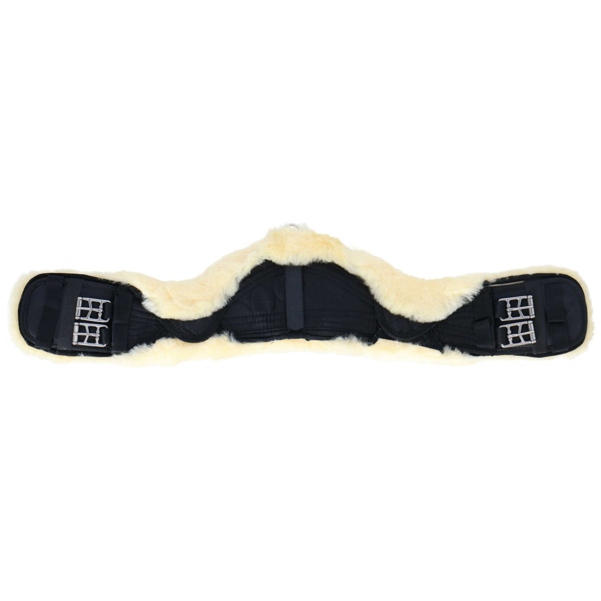 HKM Girth Sheepskin Black/Natural