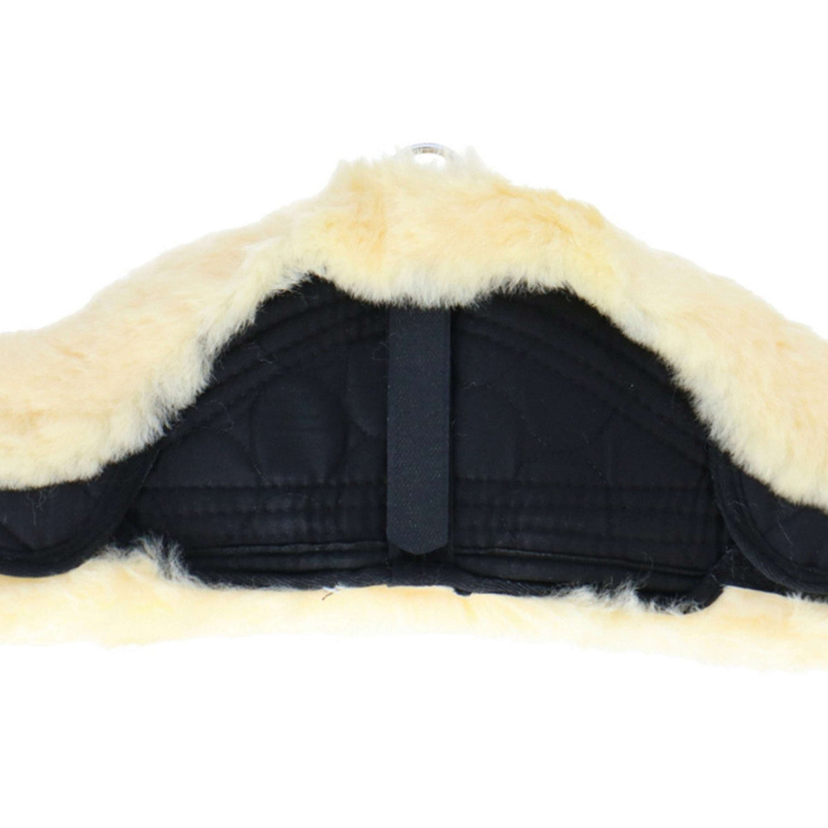 HKM Girth Sheepskin Black/Natural