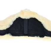 HKM Girth Sheepskin Black/Natural