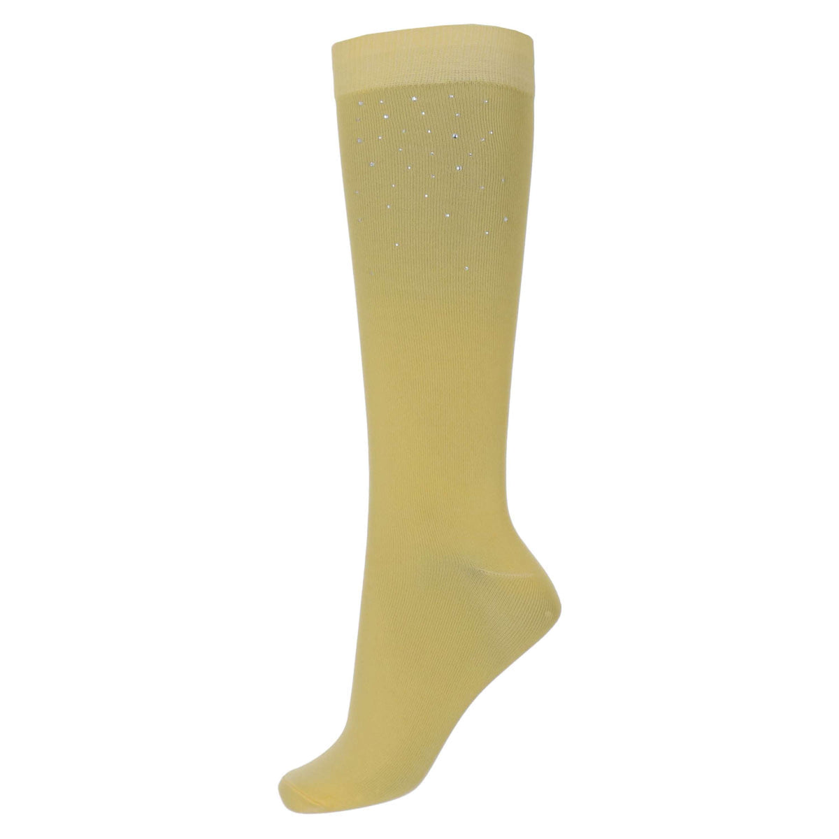 HKM Riding Socks Crystals Milky Oranje