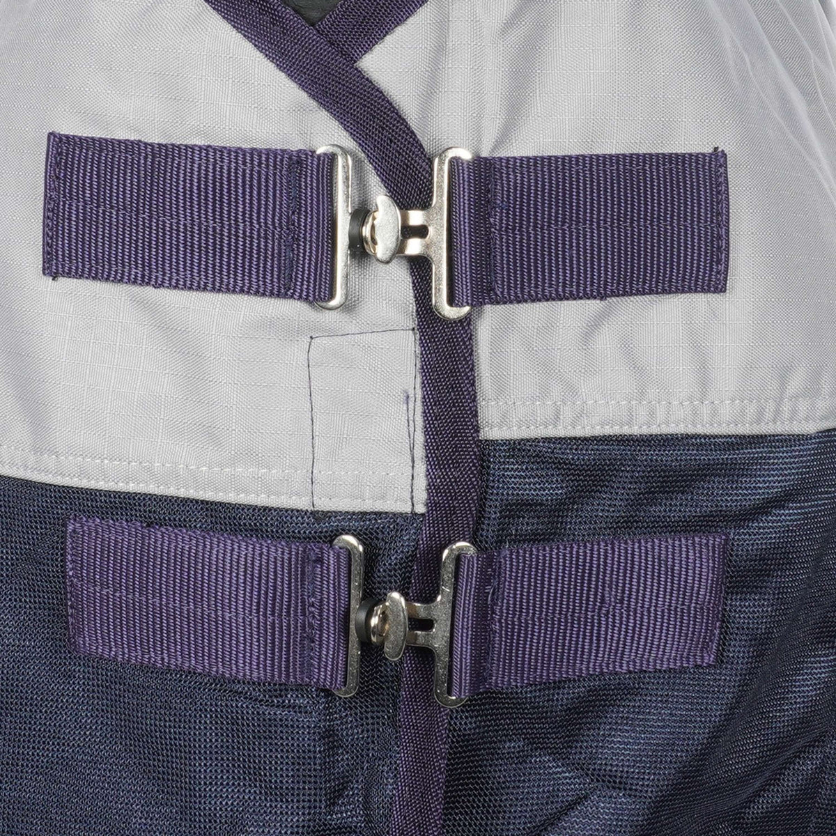 HKM Fly Rug Rain Dark Blue/Grey