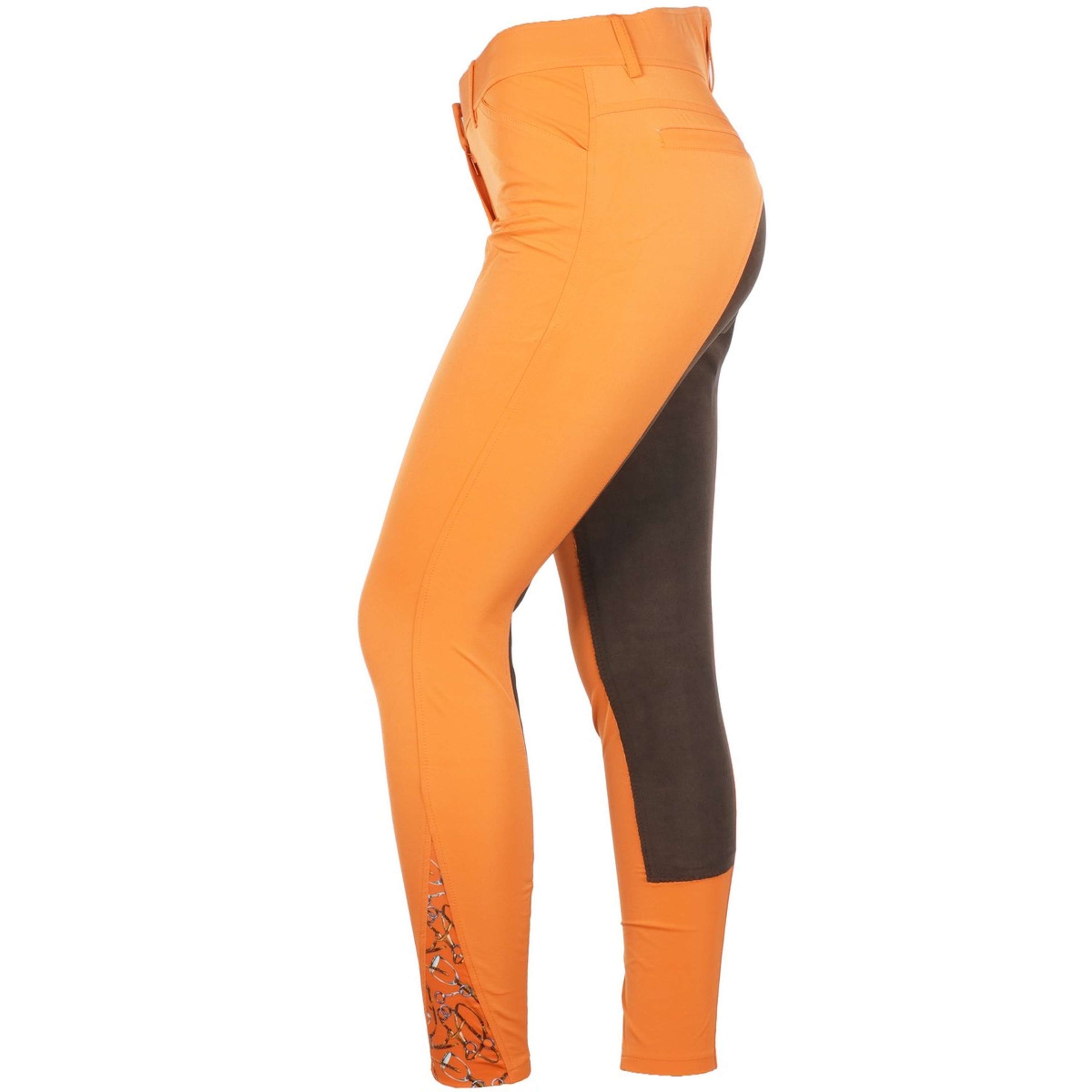 HKM Breeches Allure with Alos Seat Orange