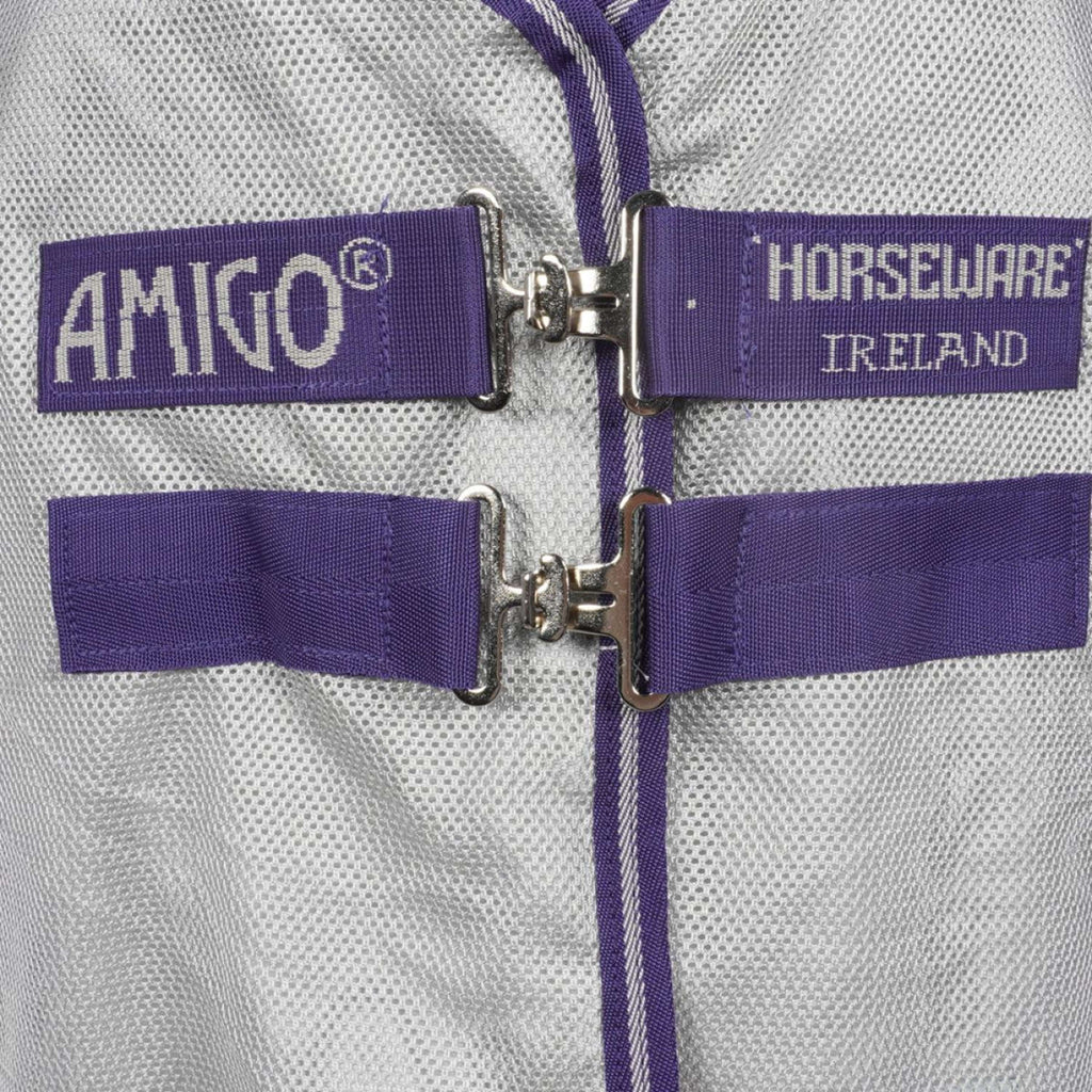 Amigo Fly Rug Airflow Navy Check/Atlantic Blue