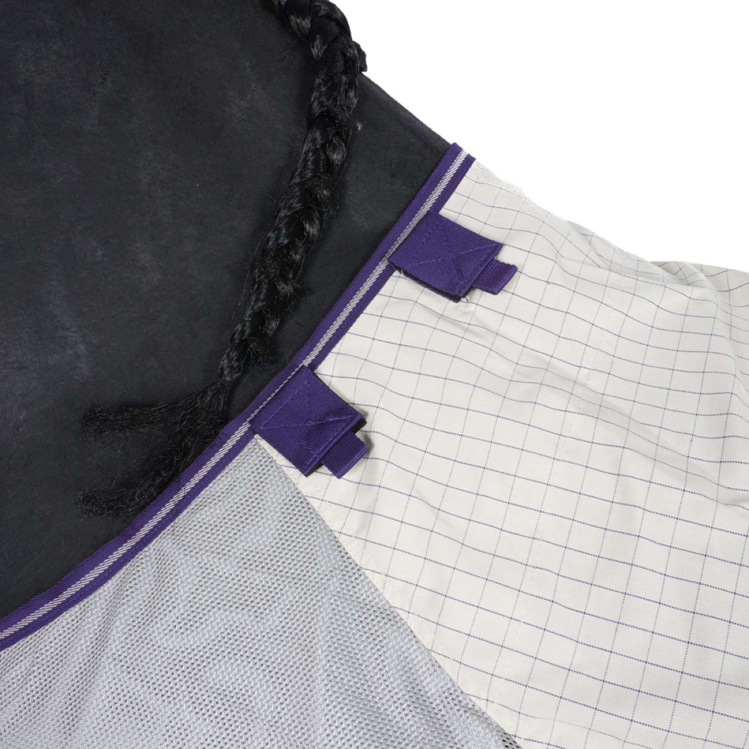 Amigo Fly Rug Airflow Navy Check/Atlantic Blue