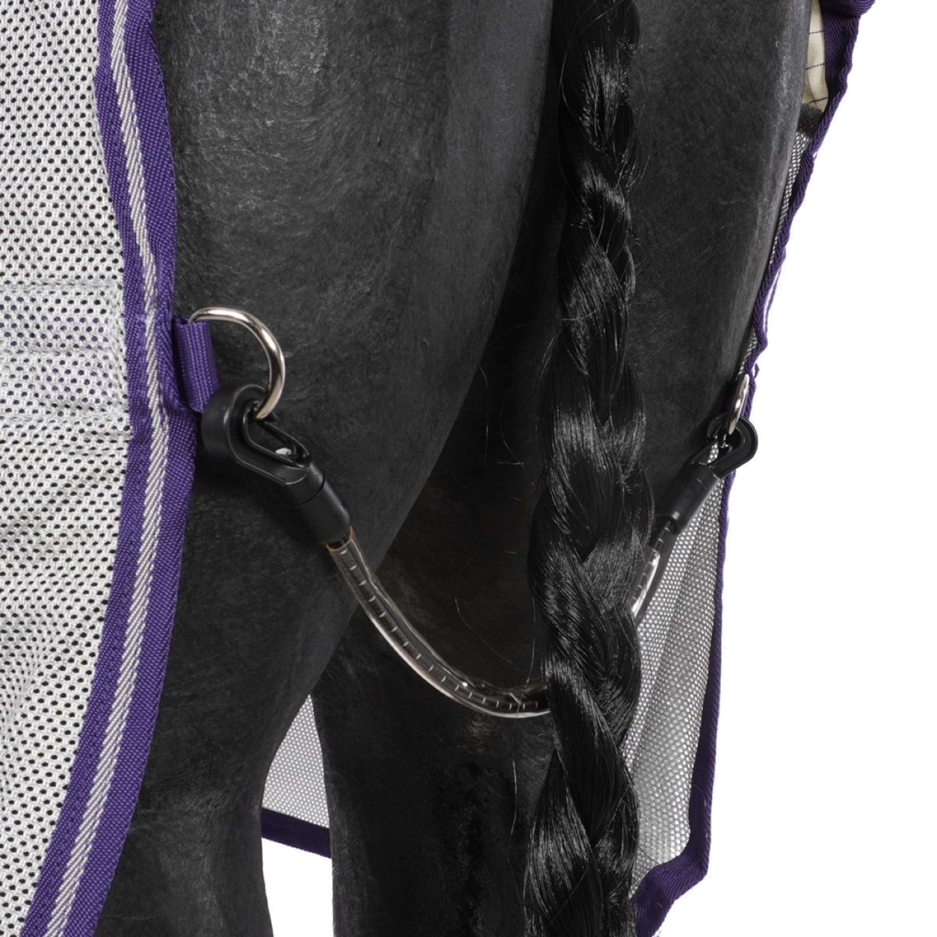 Amigo Fly Rug Airflow Navy Check/Atlantic Blue