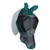 Shires Fly Mask Deluxe with Ears and Nose Green