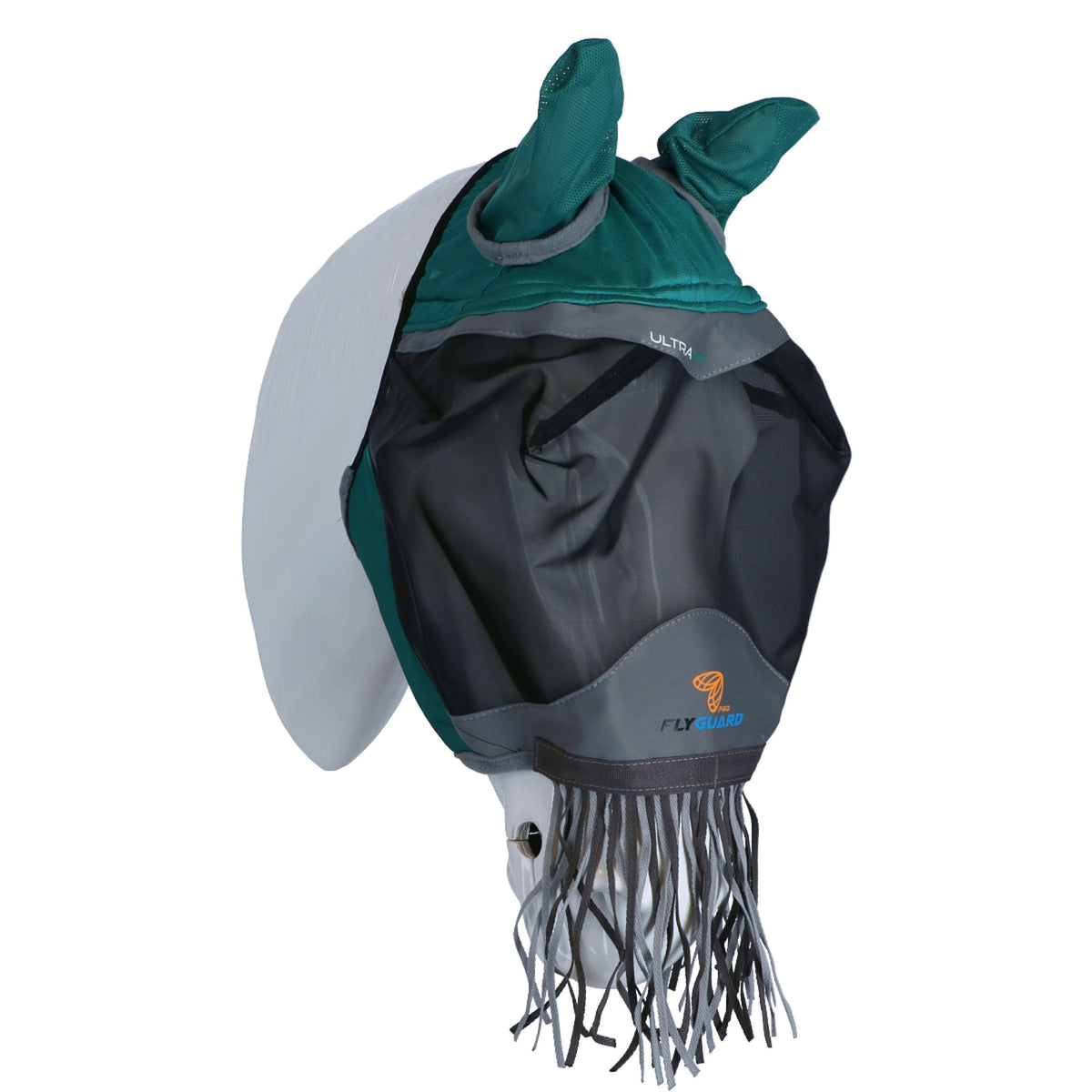 Shires Fly Mask Deluxe Green