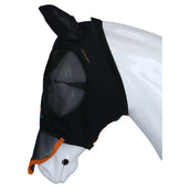 Shires Fly Mask Stretch with Nose Jet Black