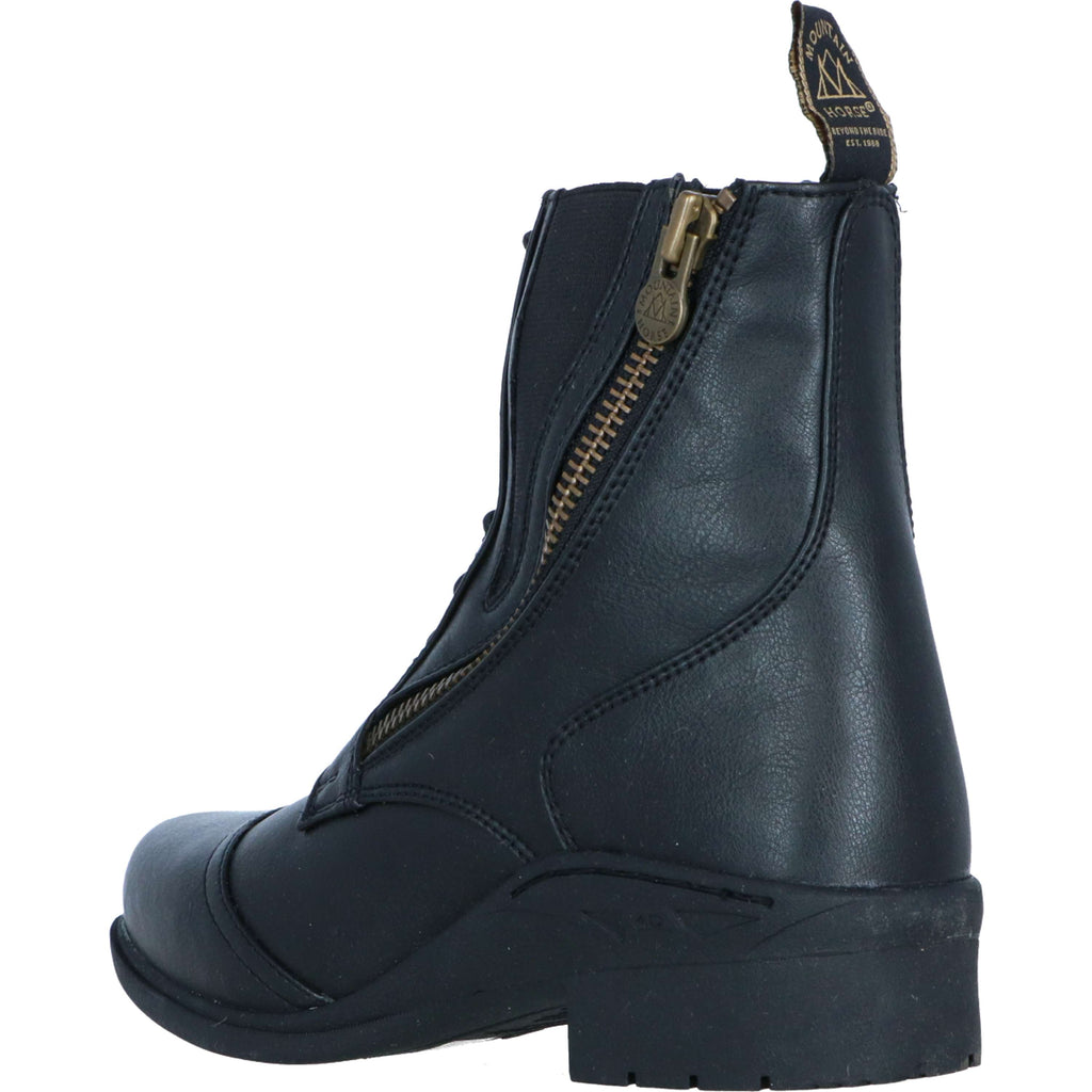 Mountain Horse Jodhpurs Veganza Side Zip Paddock Black
