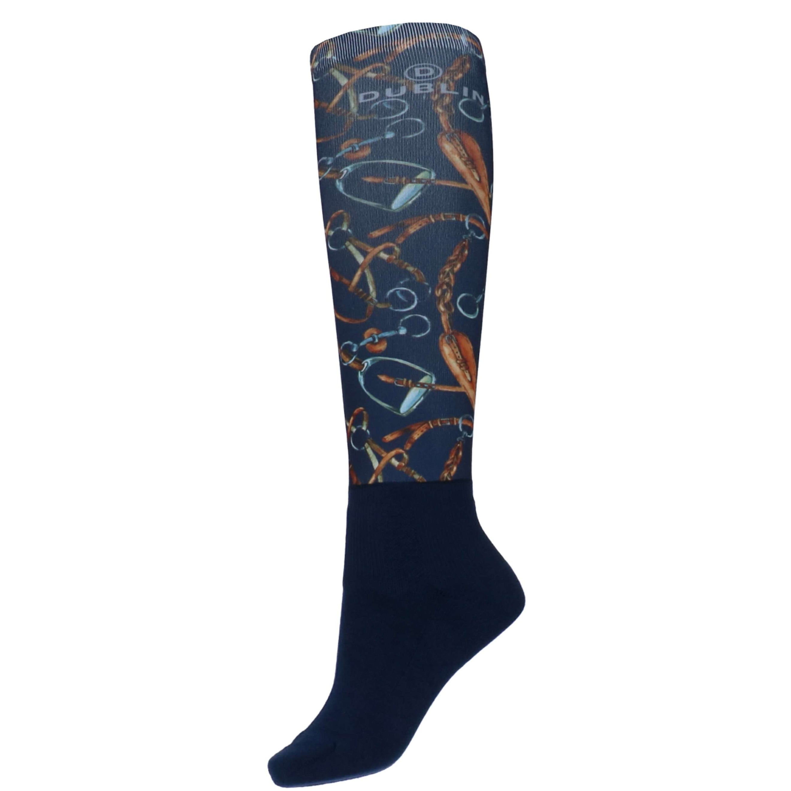 Dublin Riding Socks Stocking Harness Print