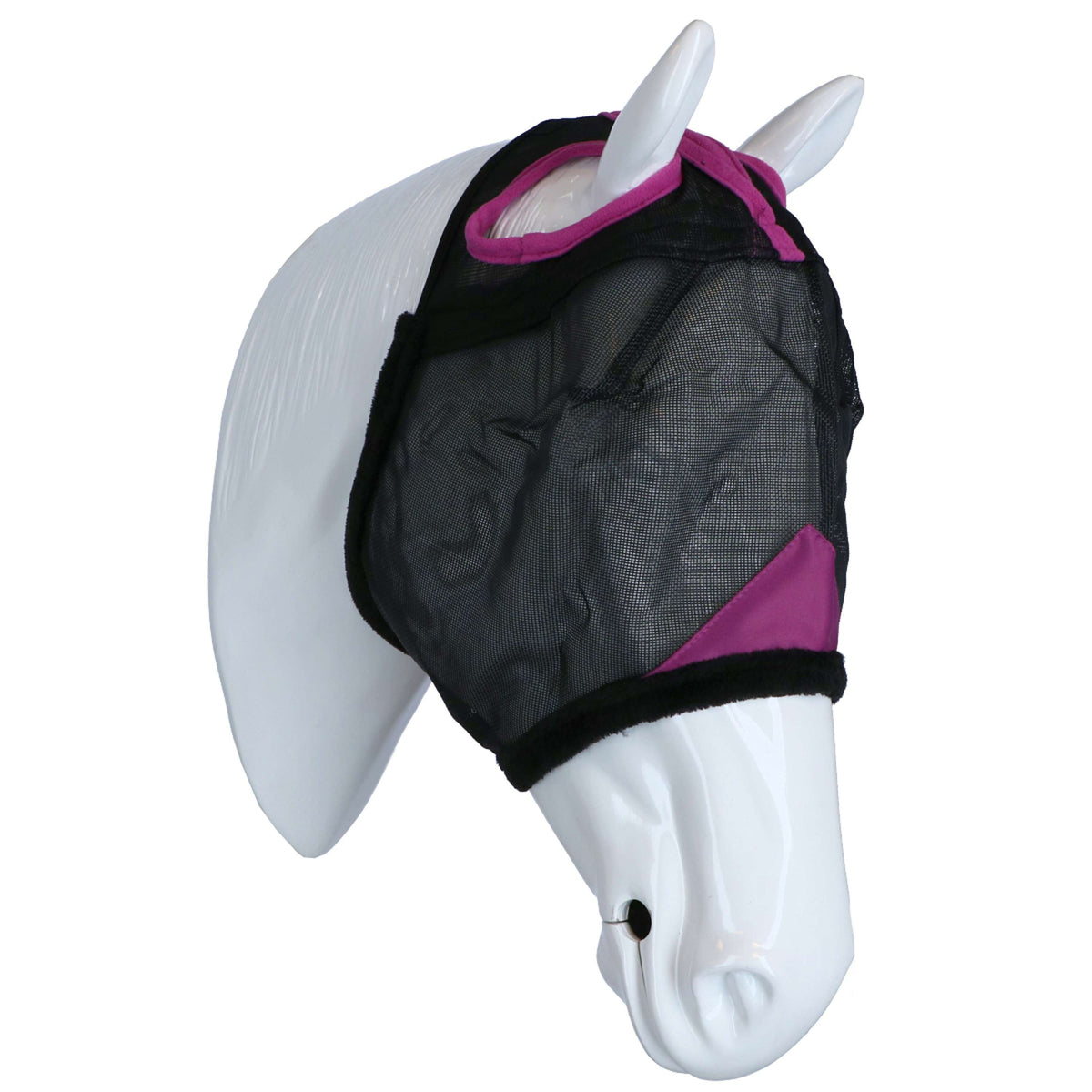 Weatherbeeta Fly Mask Comfitec Deluxe Durable Mesh Black/Purple