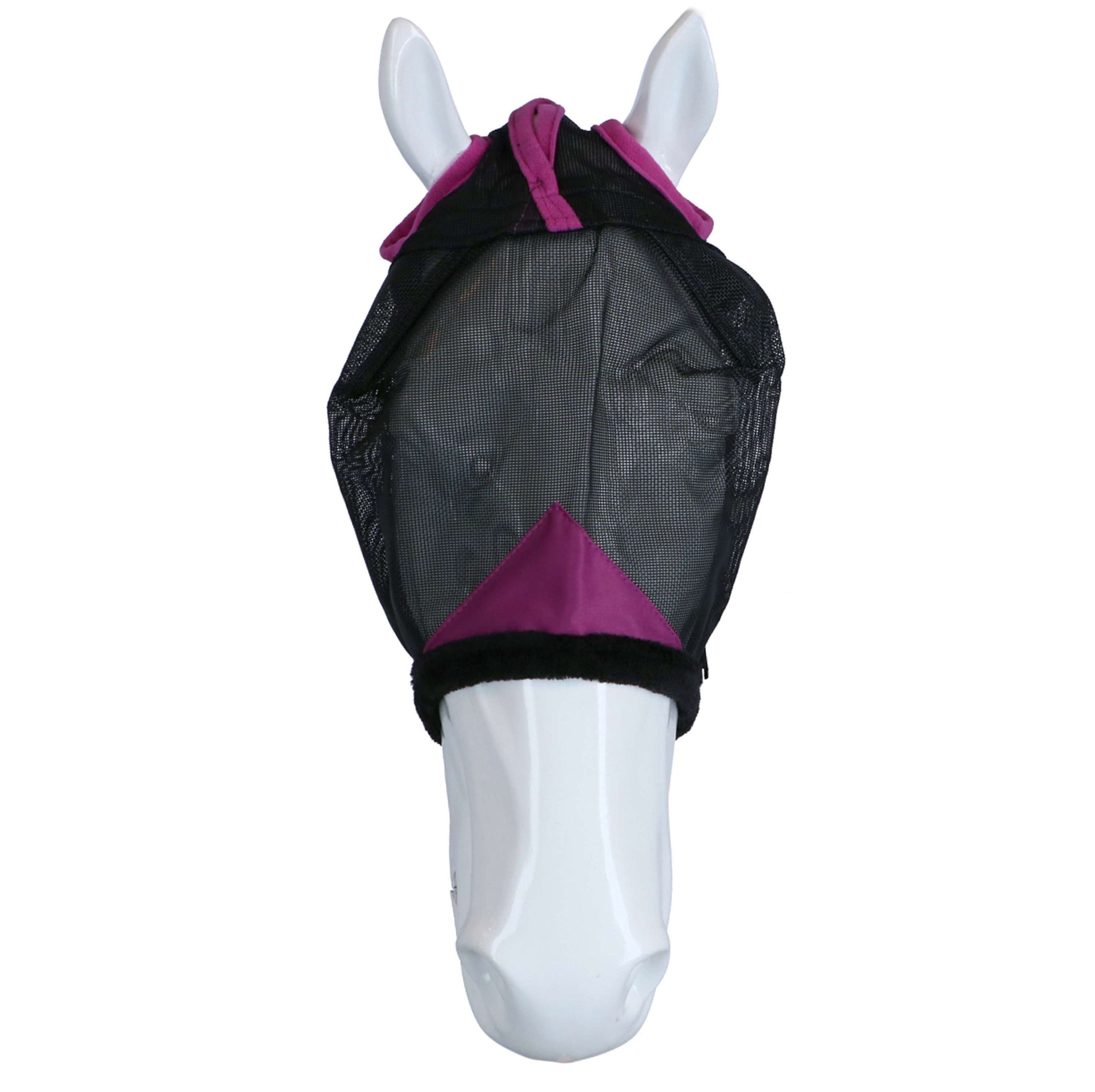 WeatherBeeta Fly Mask ComFiTec Deluxe Durable Mesh Black/Purple