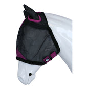 Weatherbeeta Fly Mask Comfitec Deluxe Durable Mesh with Ears Black/Purple