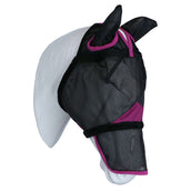 Weatherbeeta Fly Mask Comfitec Deluxe Durable Mesh with Ears and Nose Black/Purple