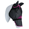WeatherBeeta Fly Mask ComFiTec Deluxe Durable Mesh with Ears and Nose Black/Purple