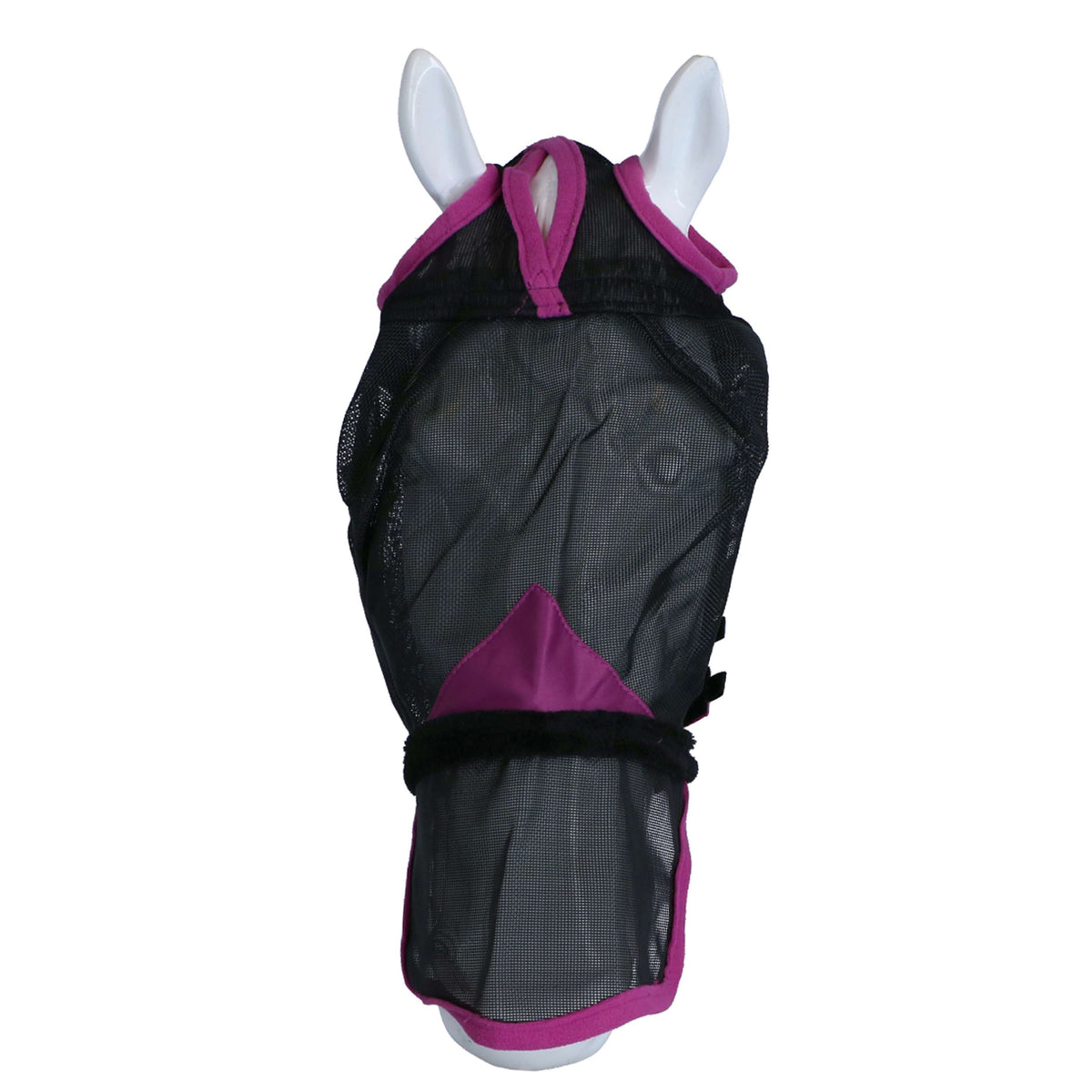 Weatherbeeta Fly Mask Comfitec Deluxe Durable Mesh with Nose Black/Purple