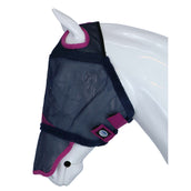 Weatherbeeta Fly Mask Comfitec Deluxe Durable Mesh with Nose Navy/purple