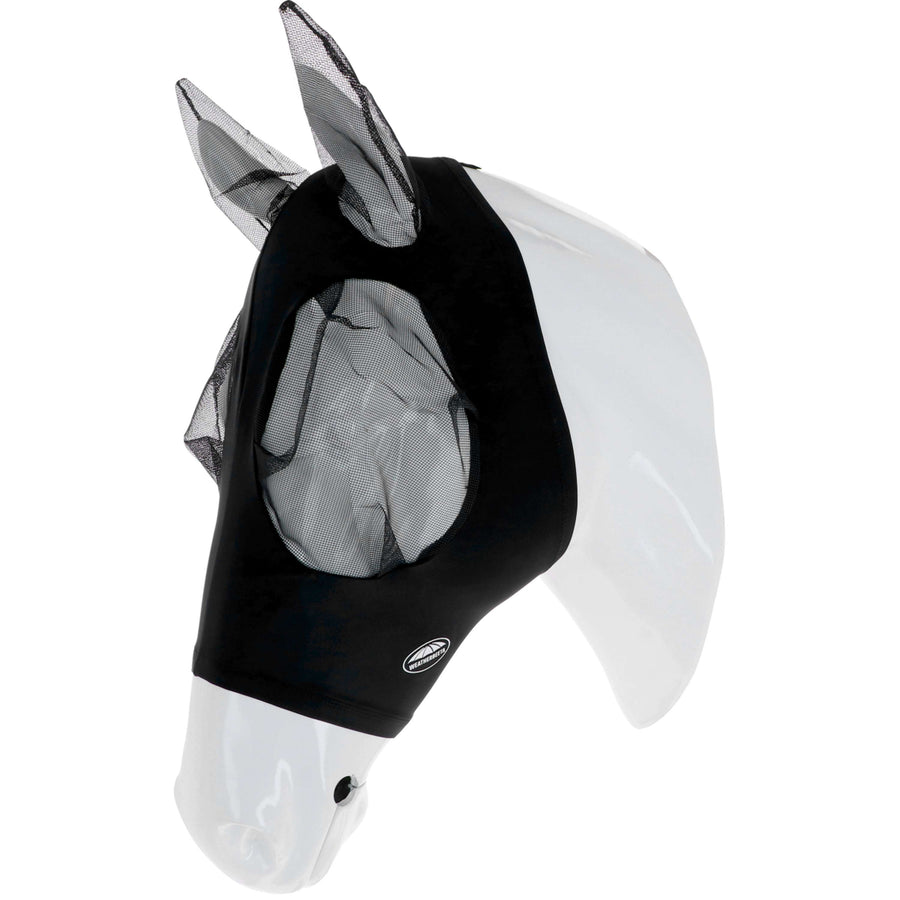 WeatherBeeta Fly Mask Deluxe Stretch Bug with Ears Black