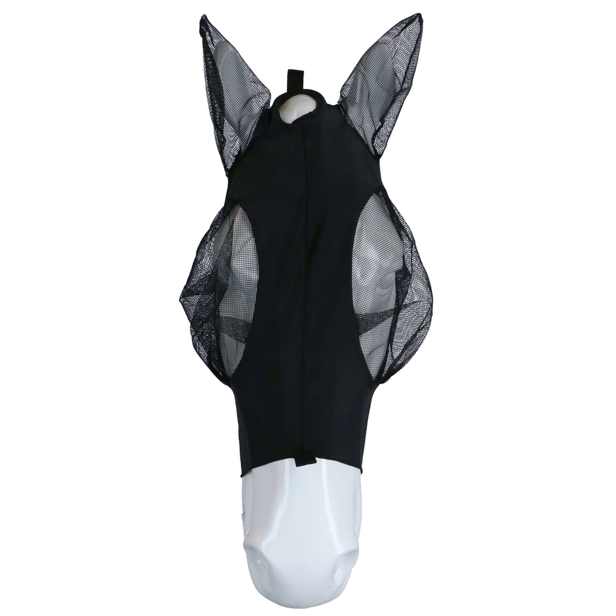 Weatherbeeta Fly Mask Deluxe Stretch Bug with Ears Black