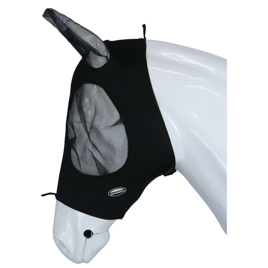 WeatherBeeta Fly Mask Deluxe Stretch Bug with Ears Black