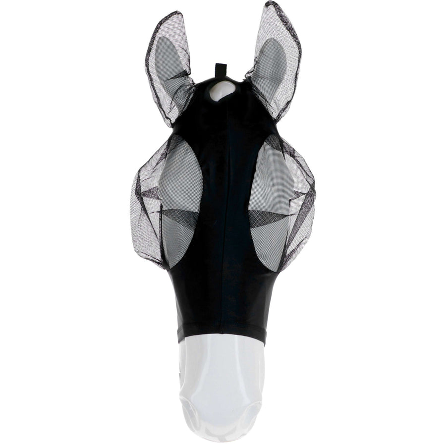 WeatherBeeta Fly Mask Deluxe Stretch Bug with Ears Black