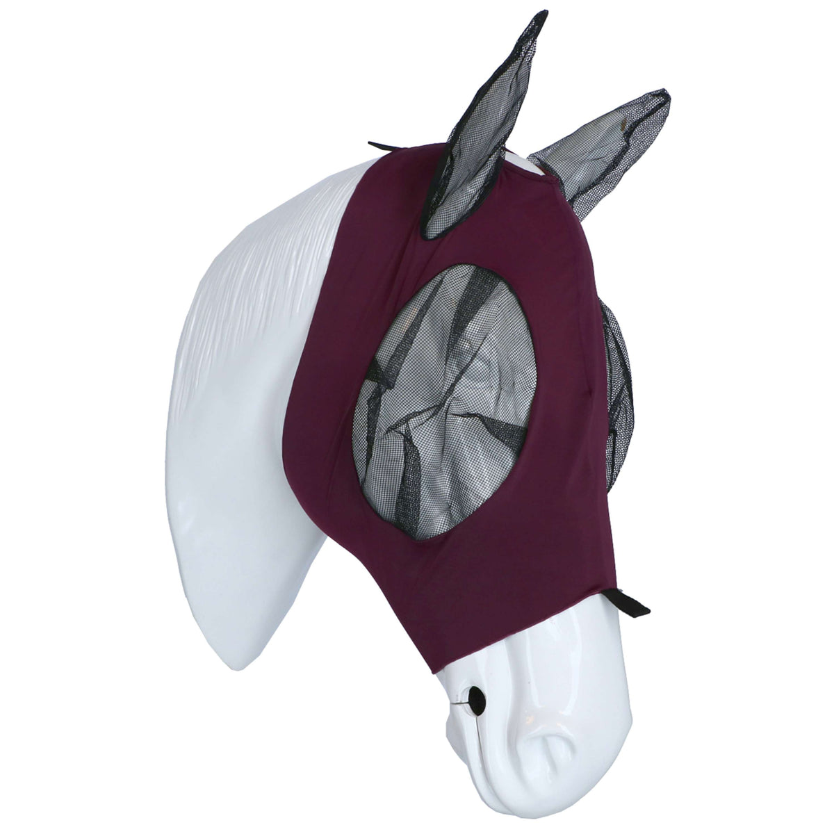 Weatherbeeta Fly Mask Deluxe Stretch Bug with Ears Purple/Black