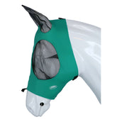 Weatherbeeta Fly Mask Deluxe Stretch Bug with Ears Turquoise/Black