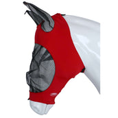 Weatherbeeta Fly Mask Deluxe Stretch with Ears Red/Black