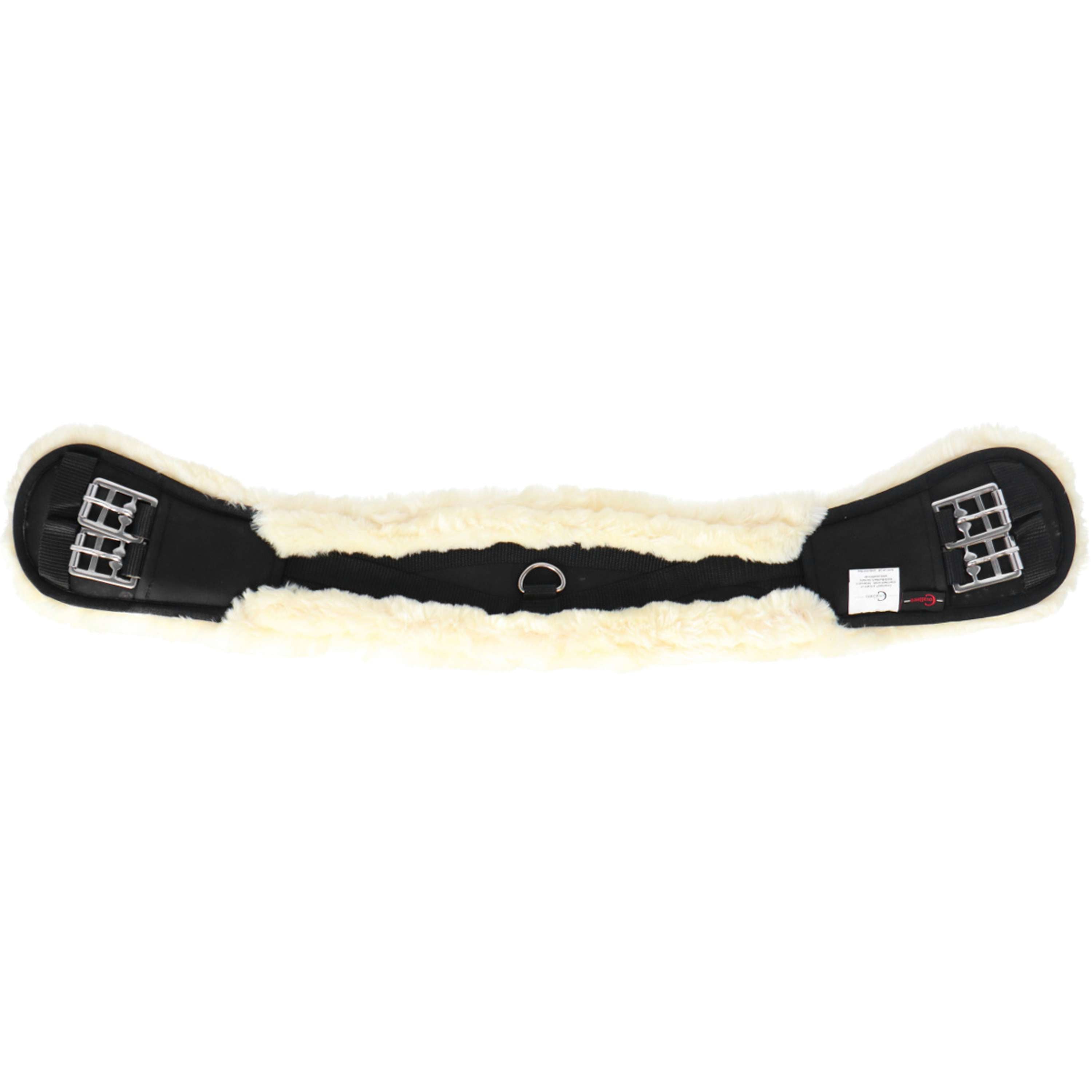 Covalliero Girth Faux Fur Black