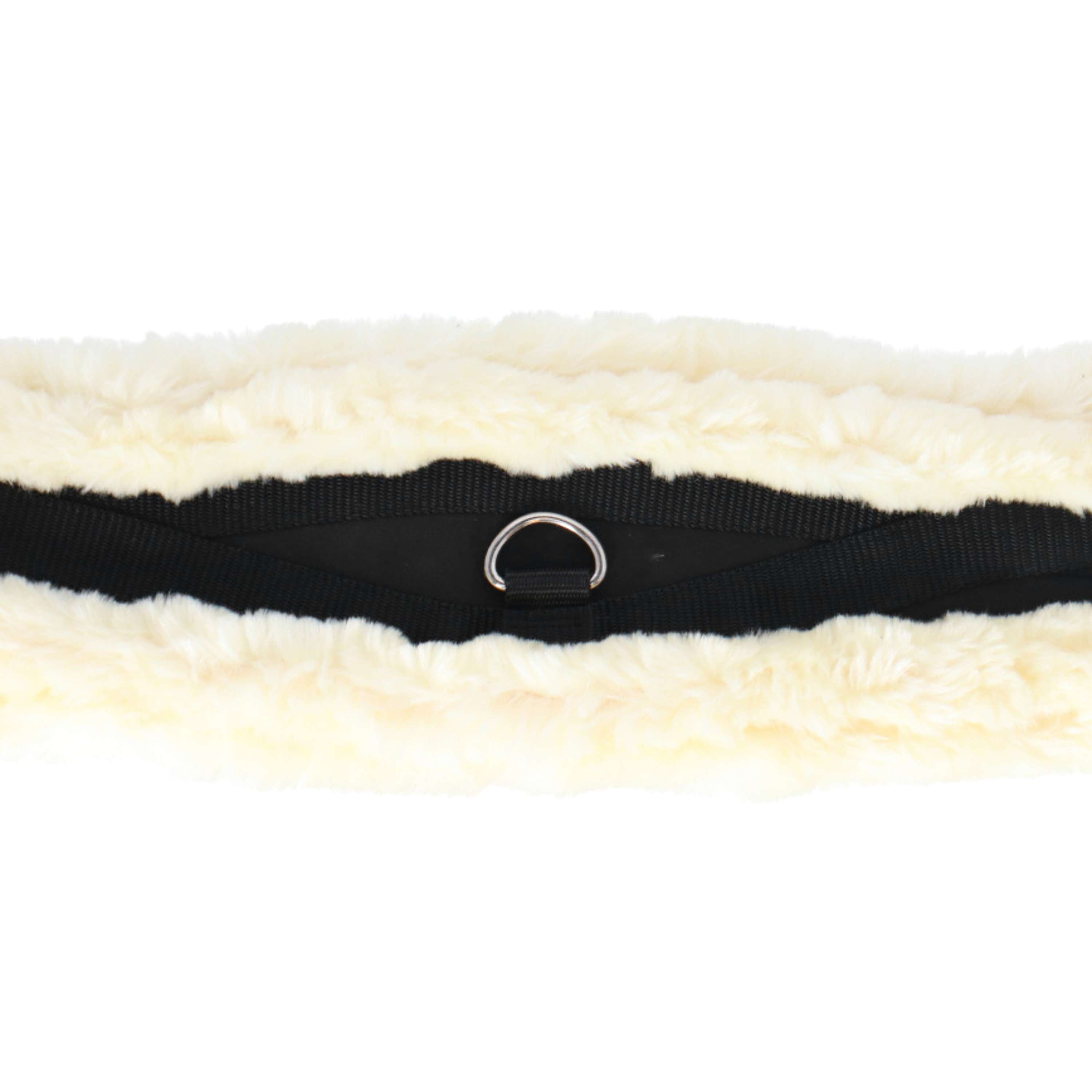 Covalliero Girth Faux Fur Black