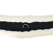 Covalliero Girth Faux Fur Black