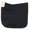 Waldhausen Saddlepad Mailand Sheepskin Dressage Black
