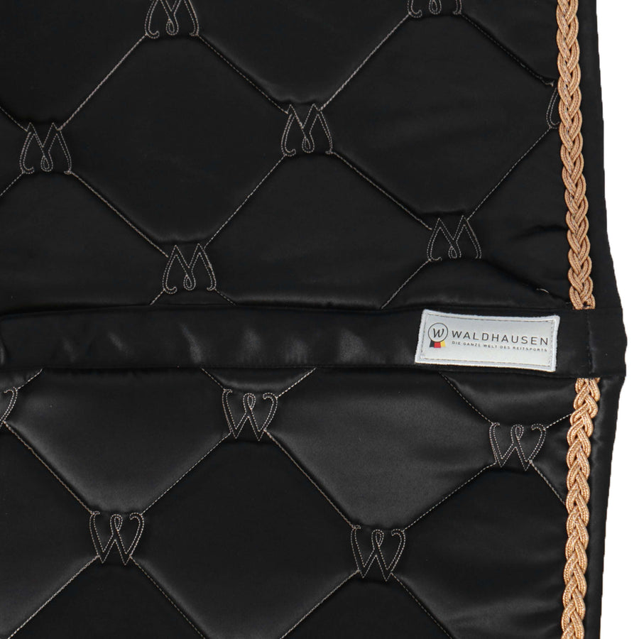 Waldhausen Saddlepad Valencia Dressage Black/Rosegold