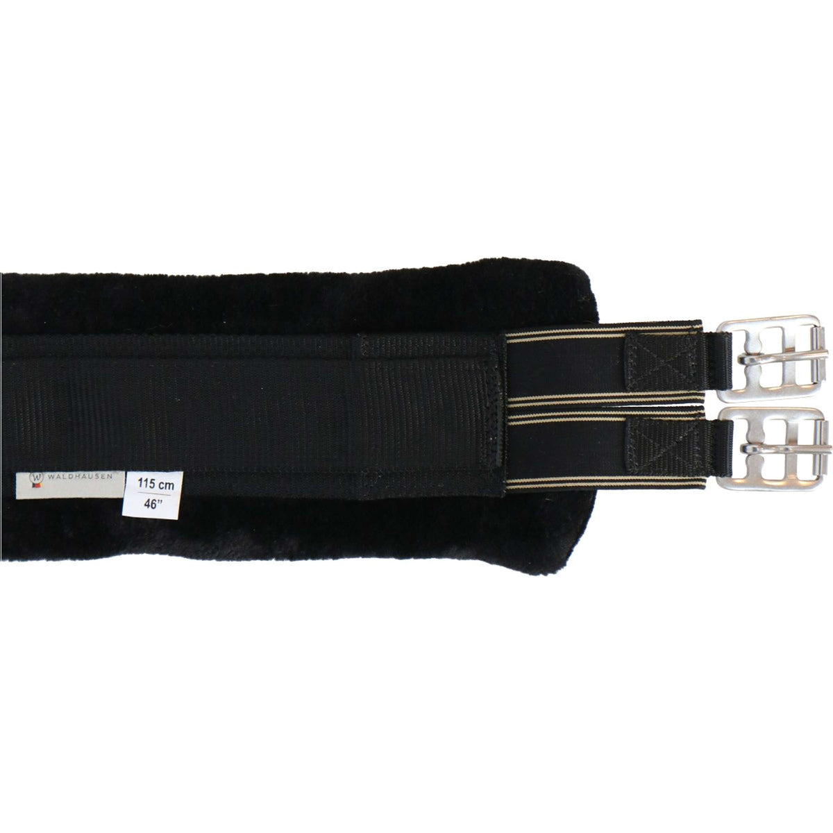 Waldhausen Girth with Teddy Fur Black