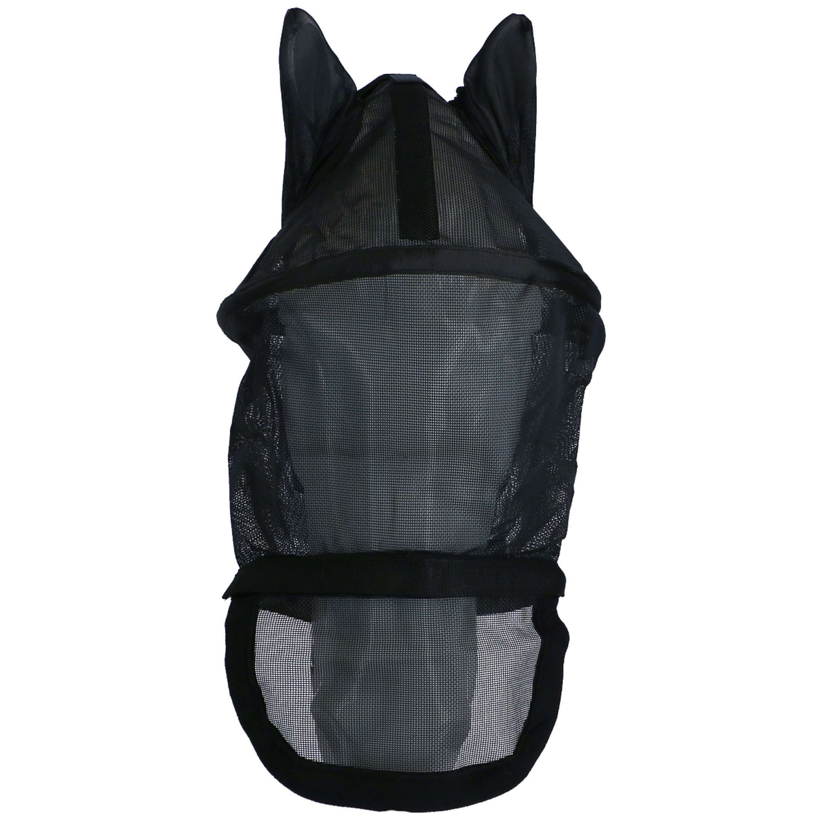 Waldhausen Fly Mask Premium Space with Ears and Nose Black