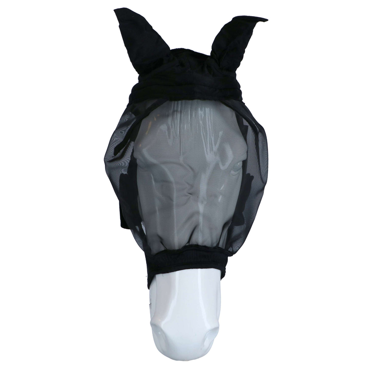 Waldhausen Fly Mask Premium with Ears Extended Nose Black