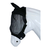 Waldhausen Fly Mask Premium with Ears Extended Nose Black